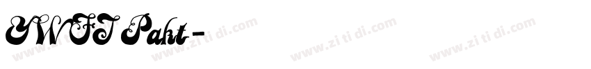 YWFT Pakt字体转换
